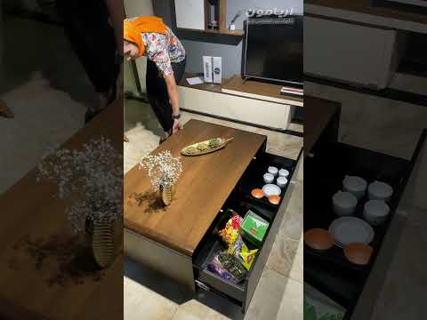 قیمت خرید جدیدترین مدل میز جلو مبلی مدرن ترک در تهران