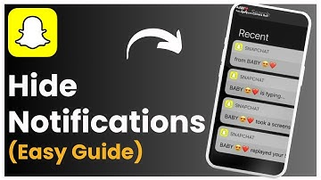 How To Hide Snapchat Notifications !
