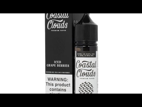 coastal Clouds iced grape berries vape juice review voa (andrew)