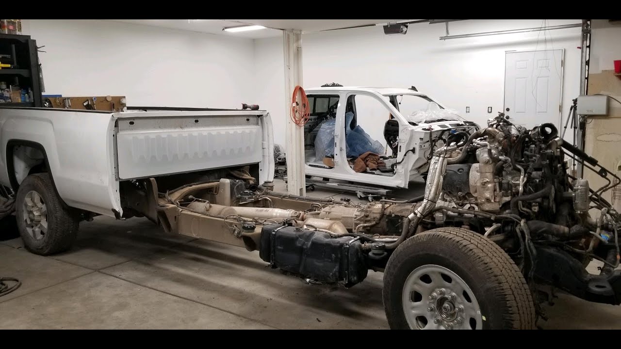 Востанавловаю Перевёрнутый Пикап GMC Sierra 3500HD [ 11 часть]