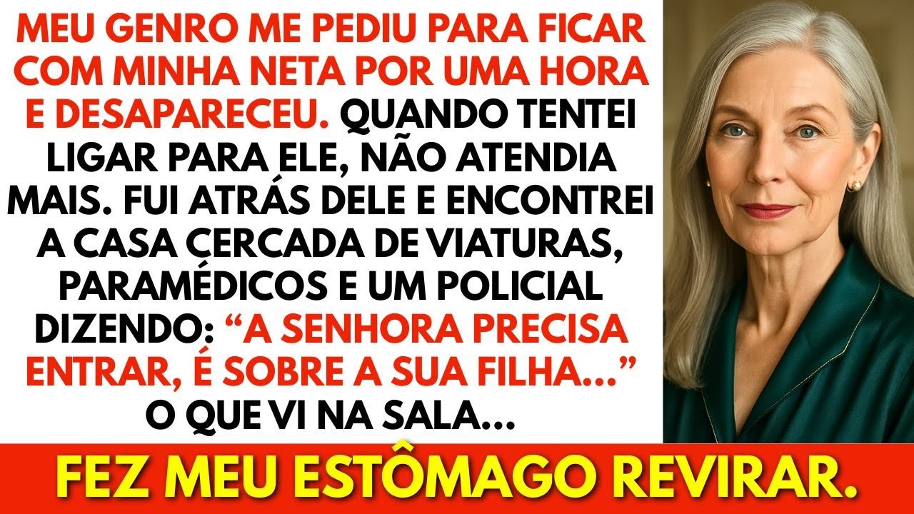 Meu genro me pediu para ficar com minha neta e desapareceu. Quando cheguei à casa dele, vi algo que…