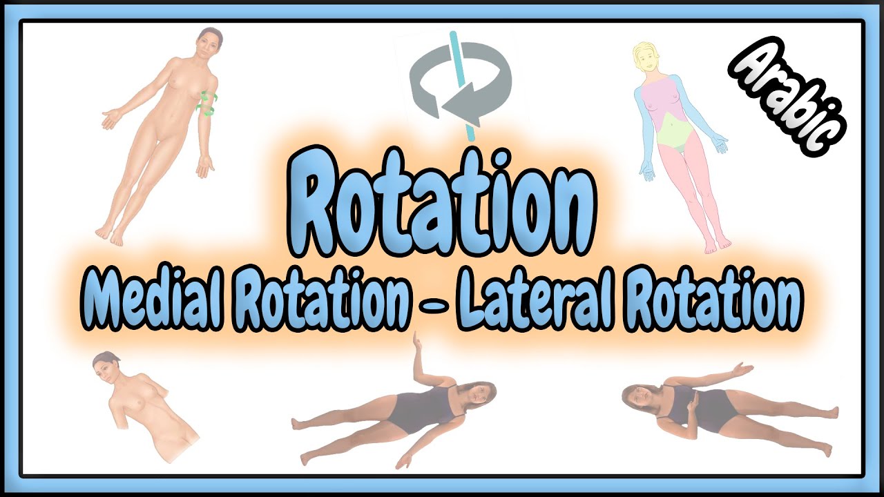 29. Rotation (Medial Rotation & Lateral Rotation) Terms || مصطلحي التدوير الداخلي و التدوير الجانبي