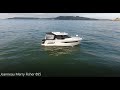 Jeanneau Merry Fisher 895 drone footage and boat test with commentary