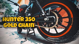 Hunter 350 Chain Sprocket Change Roll On Br Chain Den Chain Royal Enflied