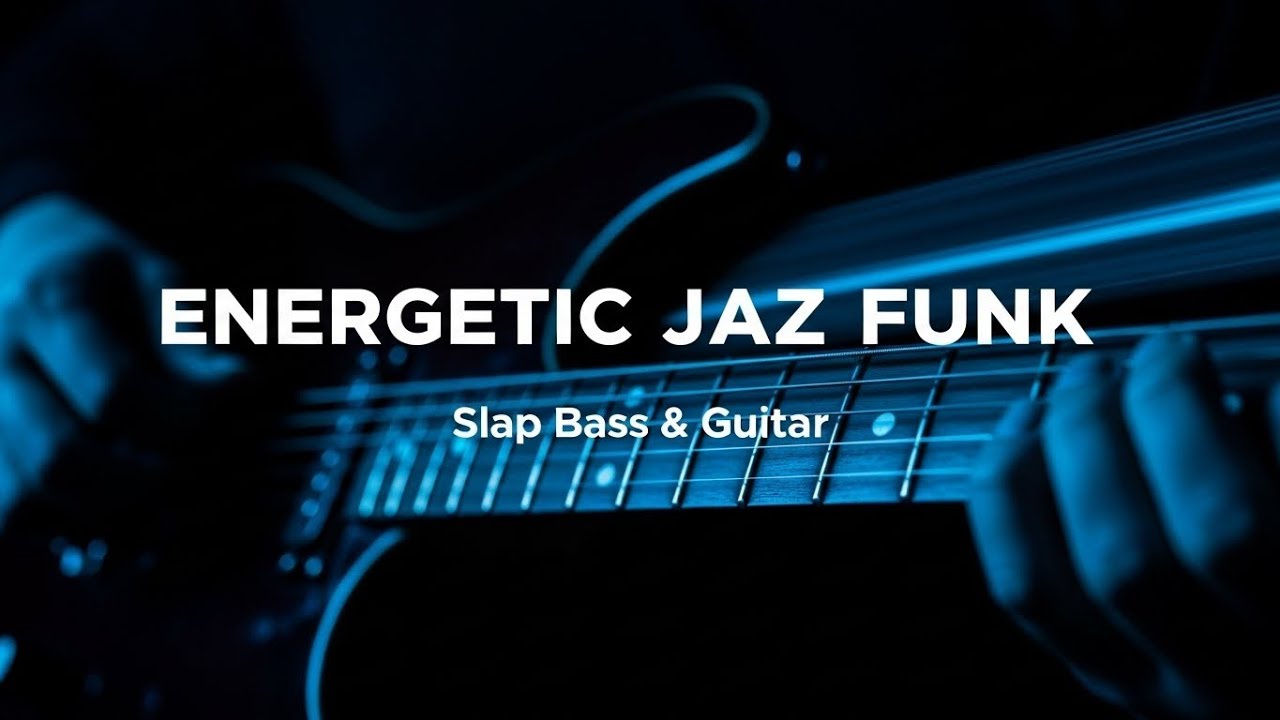 Энергичный джаз-фанк инструментальный трек | Слэп-бас и гитара