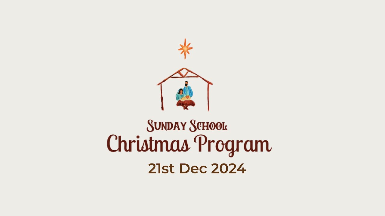 How to write up a sunday school christmas progam
