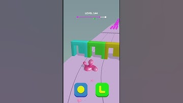 Blob Shifter 3D! 🌬️🩷 (Level 144) #runninggames #gaming #shorts