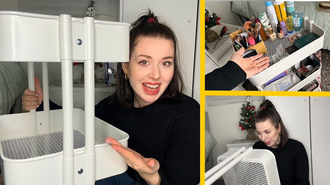 SONUNDA MAKYAJ DOLABIMI KURDUK | MAKYAJ MALZEMELERİMİ YERLEŞTİRDİK #aralog2023 |14