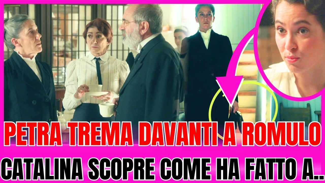 CATALINA COSTRINGE LA SERVITÙ A CACCIARE PETRA! RÓMULO NON HA ALTRA VI.. | LA PROMESSA ANTICIPAZIONI