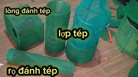 4 mẫu lòng, lợp, rọ đánh tép siêu bền