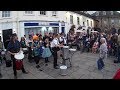 Market Square samba reggae: Sambassadors at Warwick Folk Festival 2019