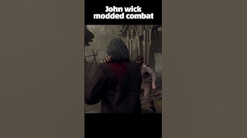 John wick modded combat - Modded Resident evil 4 Remake #shorts
