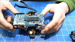 How to replace  Shutter Motor Sony SLT-A55V