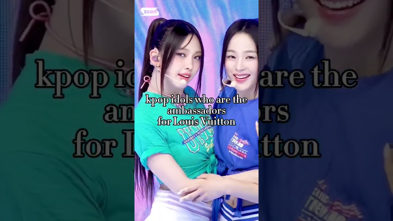 kpop idols who are the ambassadors for Louis Vuitton 