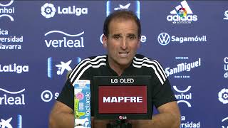 Rueda de prensa CA Osasuna vs Cádiz CF