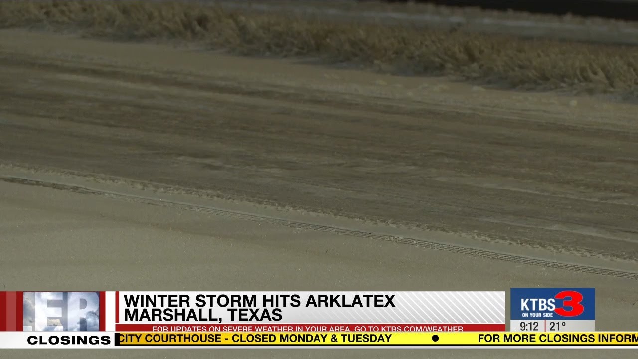 Winter Weather in Marshall Texas