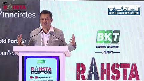 Dr. Sanjay Mukherjee, IAS, Metropolitan Commissioner, MMRDA speaks at the Rahsta Expo 2025