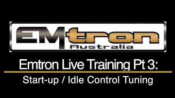 Emtron SFWD Acura Integra Live Training 3: Start-Up/Idle Control Tuning | Evans Performance Academy