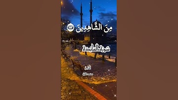 سورة المائدة. القارئ محمد الفقيه