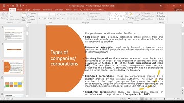 Company Law   Lecture 1 Introduction to Company Law