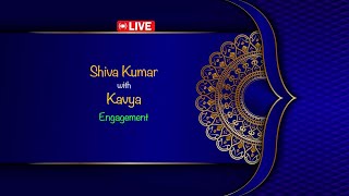 Shiva Kumar with Kavya Engagement