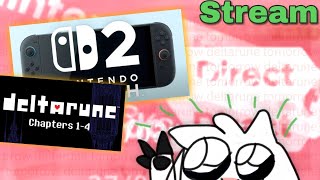Shirubas reaction to Nintendo Switch 2 Direct + DELTARUNE Chapters 3&4 Trailer