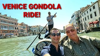 Picturesque Gondola Ride through Venice Canals & Canal-Side Lunch! What to do in Venice, Italy!