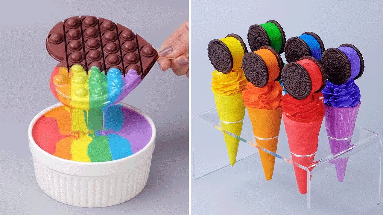 100+ Satisfying Chocolate Cake Decorating Recipe | So Yummy Rainbow ...
