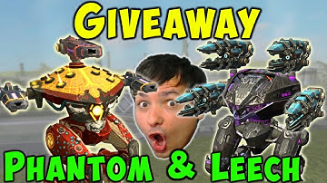 NEW GIVEAWAY: 25x PHANTOM & 25x LEECH - War Robots Mk2 Gameplay WR