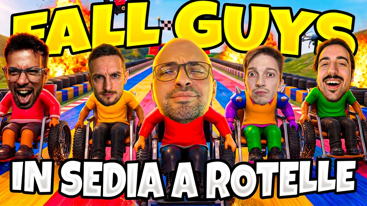 FALL GUYS IN SEDIA A ROTELLE con Mollu, Dread, Delux, Gabbo e Rohn