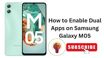 How to Enable Dual Apps on Samsung Galaxy M05 / M05 5G