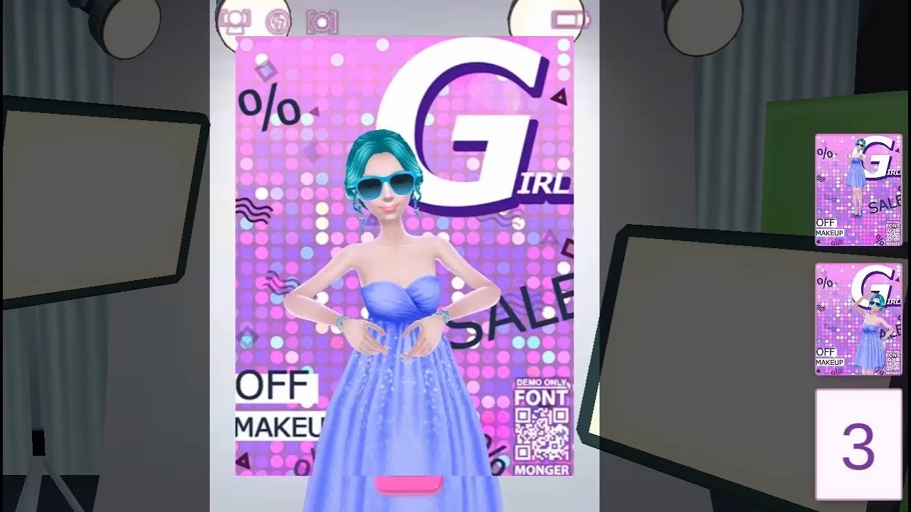Have a blast in the shopping mall photo booth! Shopping Mall Girl: Dress Up & Style Game