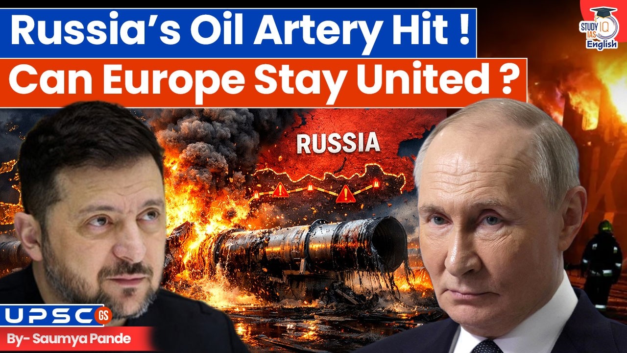 Ukraine Attacks Russia’s Oil Line! | Is Europe’s Unity in Threat? | By Saumya Pande