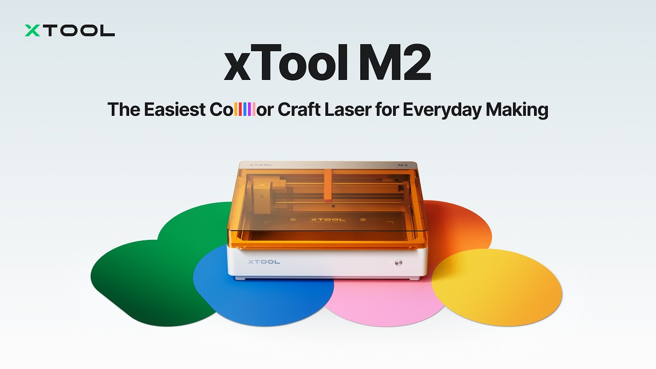 xTool M2 Launch | The Easiest Color Craft Laser for Everyday Making
