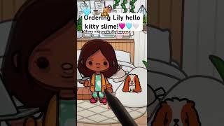 Ordering Slime For Lilly Ll Btw The Blue Slime Is Cinnamonroll And The Pink Slime Is Hello Kitty