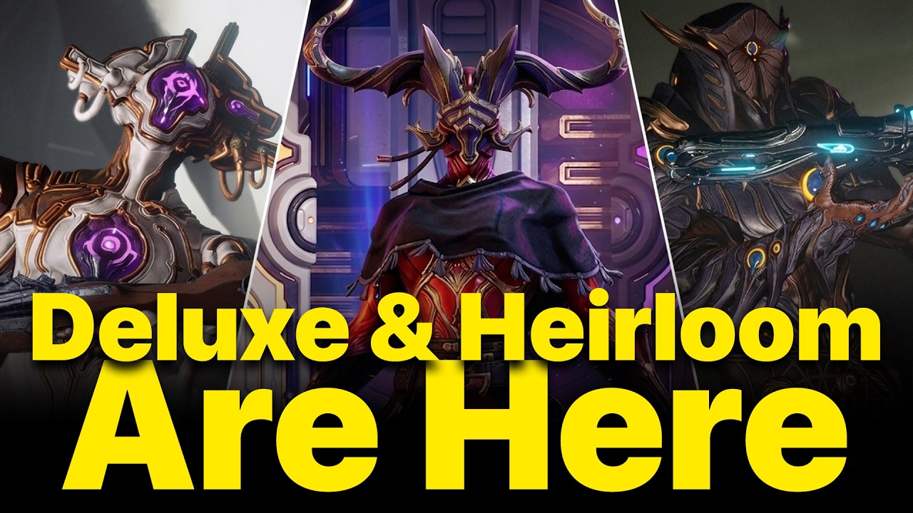 Warframe – Skin-Matched Builds (Dante, Baruuk Deluxe & Mesa Heirloom)