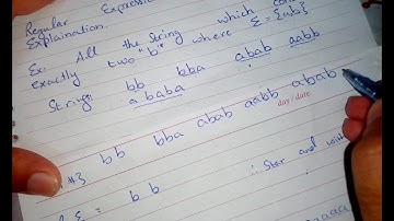Topic 5: Regular Expressions with Examples | Theory of Automata | Hindi/Urdu