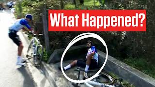 How Daniel Martinez Was Crashed By His Own Teammate In Paris-Nice 2026 Stage 8