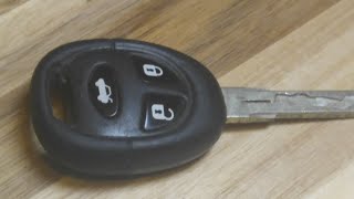 Saab Key Fob Battery Replacement - EASY DIY