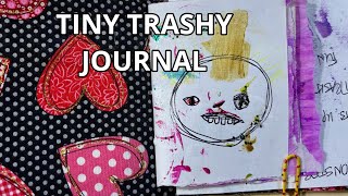 Tiny Trashy Journal: Finding Faces in your Paint Splatters