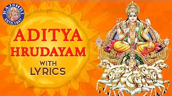 Aditya Hrudayam Stotram Full With Lyrics | आदित्य हृदयम | Powerful Mantra From Ramayana | Mantra