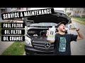 Mercedes Sprinter Van - Service A Maintenance - Oil Change and Fuel Filter Change - Van Build Ep 44