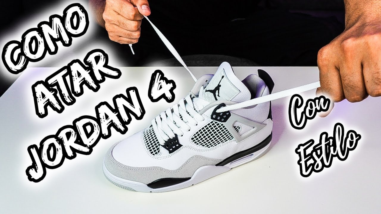 ⚠️COMO ATAR JORDAN 4 / 2023 / (La GUIA DEFITINITIVA) How to LACE JORDAN 4 