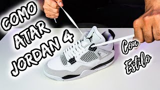 ⚠️COMO ATAR JORDAN 4 / 2024 / (La GUIA DEFITINITIVA) How to LACE JORDAN 4