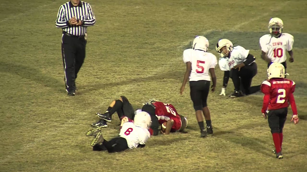 Erwin Redskins - 2015 Pee Wee District Champions - YouTube