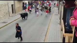 Cogida De Toro Dura En El Encierro De Peñafiel