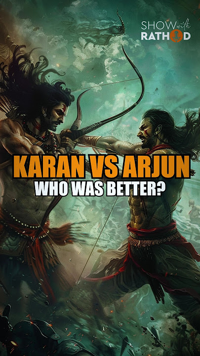 Karna vs Arjuna...who was better? #shortsvideo