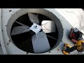 Grounded condenser fan motor