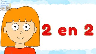 Contar de 2 en 2 hasta 100 Los números de 2 en 2 Peques Aprenden Jugando Contar de 2 en 2 hasta 100 Los números de 2 en 2 Peques Aprenden Jugando