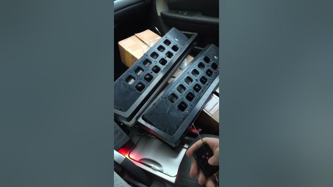 Number plate flipper , flipping license plate YouTube